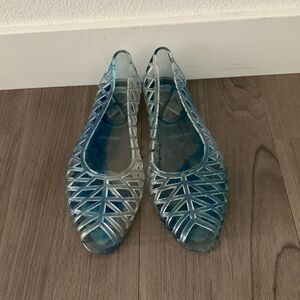 American Apparel crystal blue jellies​
